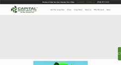 Desktop Screenshot of capitalscrapmetal.com