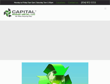 Tablet Screenshot of capitalscrapmetal.com
